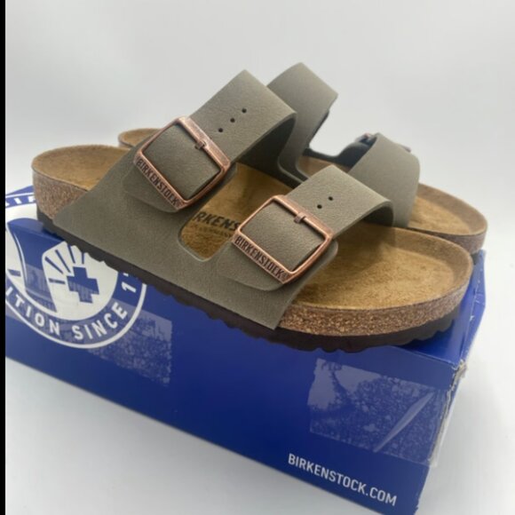 Birkenstock Arizona BS Stone Sandals Regular Fit EU 38 - Picture 1 of 10